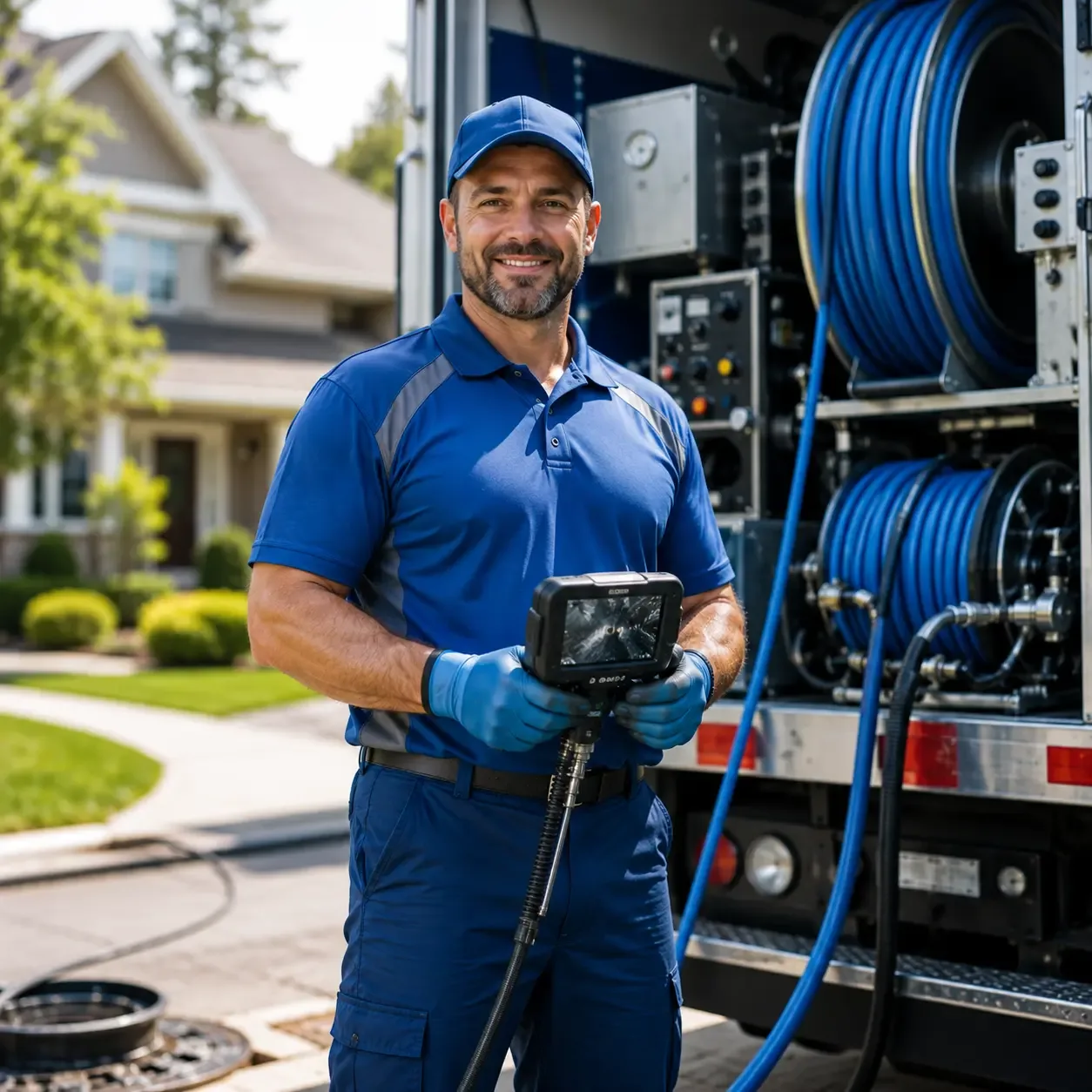 Local outdoor drain cleaning specialists in Pellston, MI